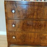 Art deco chest of drawers varnished 1920