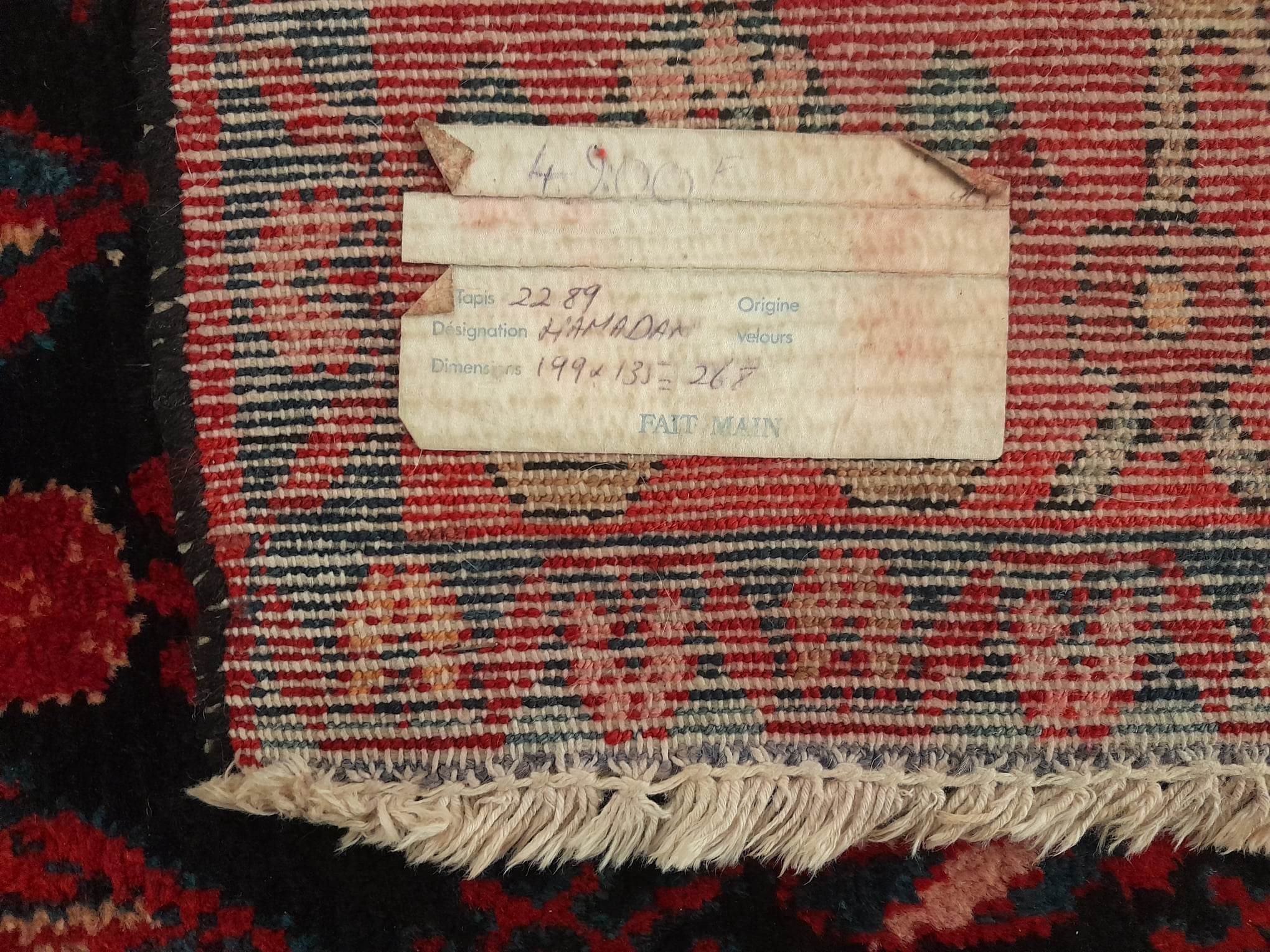 Handmade Persian Hamadan rug