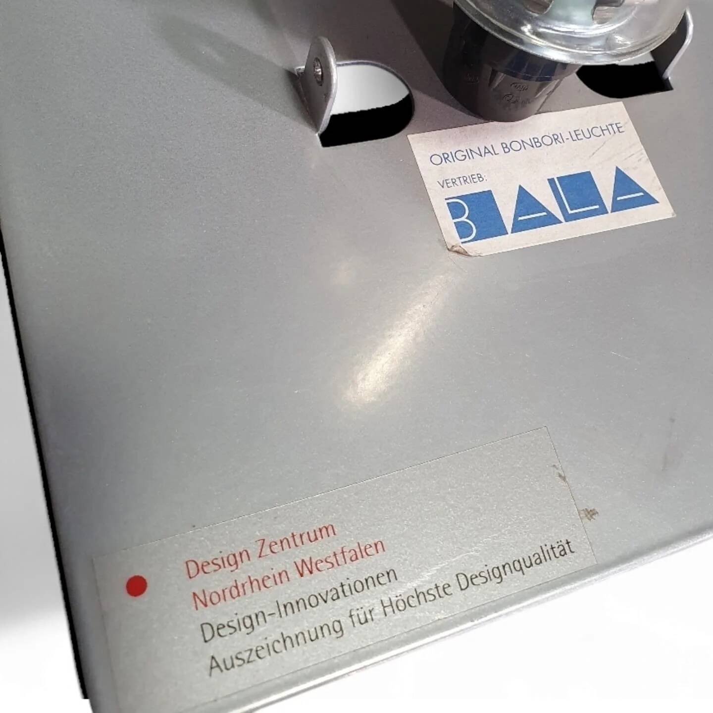 4 x Danish Bala Bonbori table lamp / Design Zentrum Nordrhein Westfalen / Incredible rare. Paper lampshade. 52 cm x 18 cm