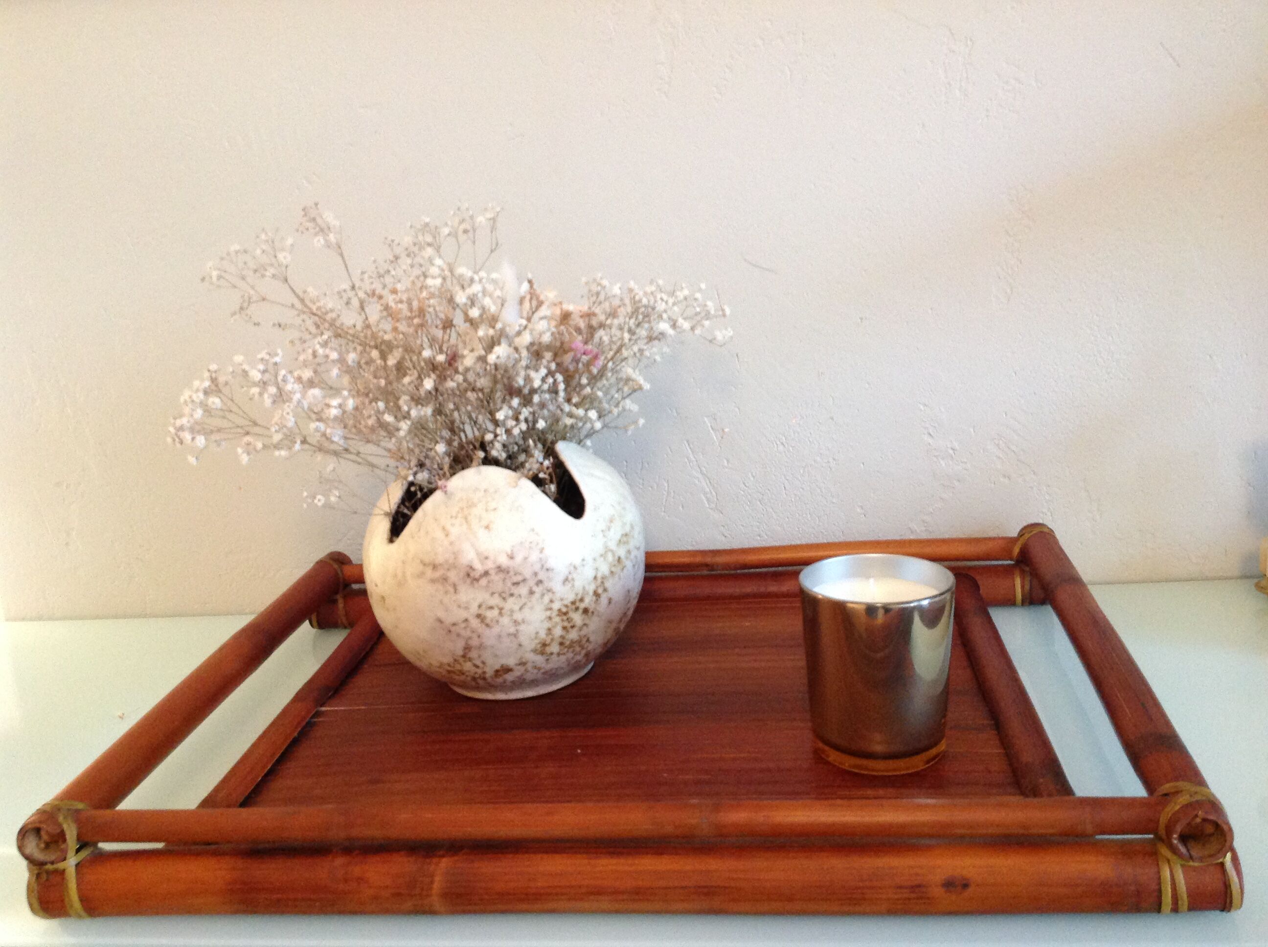 Rectangular bamboo tray 60/70s