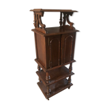 Antique wood music cabinet noble