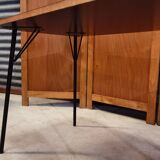 Black formica living room table 1970