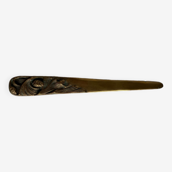 Gilded bronze paper cutter
