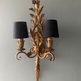 Florentine wall lamp Hollywood Regency from the 60s