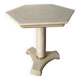 Italian designer pedestal table turri design