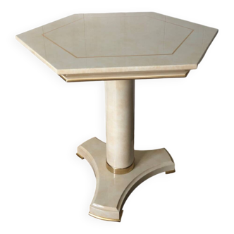 Italian designer pedestal table turri design