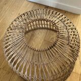 Rattan lampshade