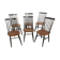 6 Vintage Scandinavian Fanett Chairs by Tapiovaara from the 1960s