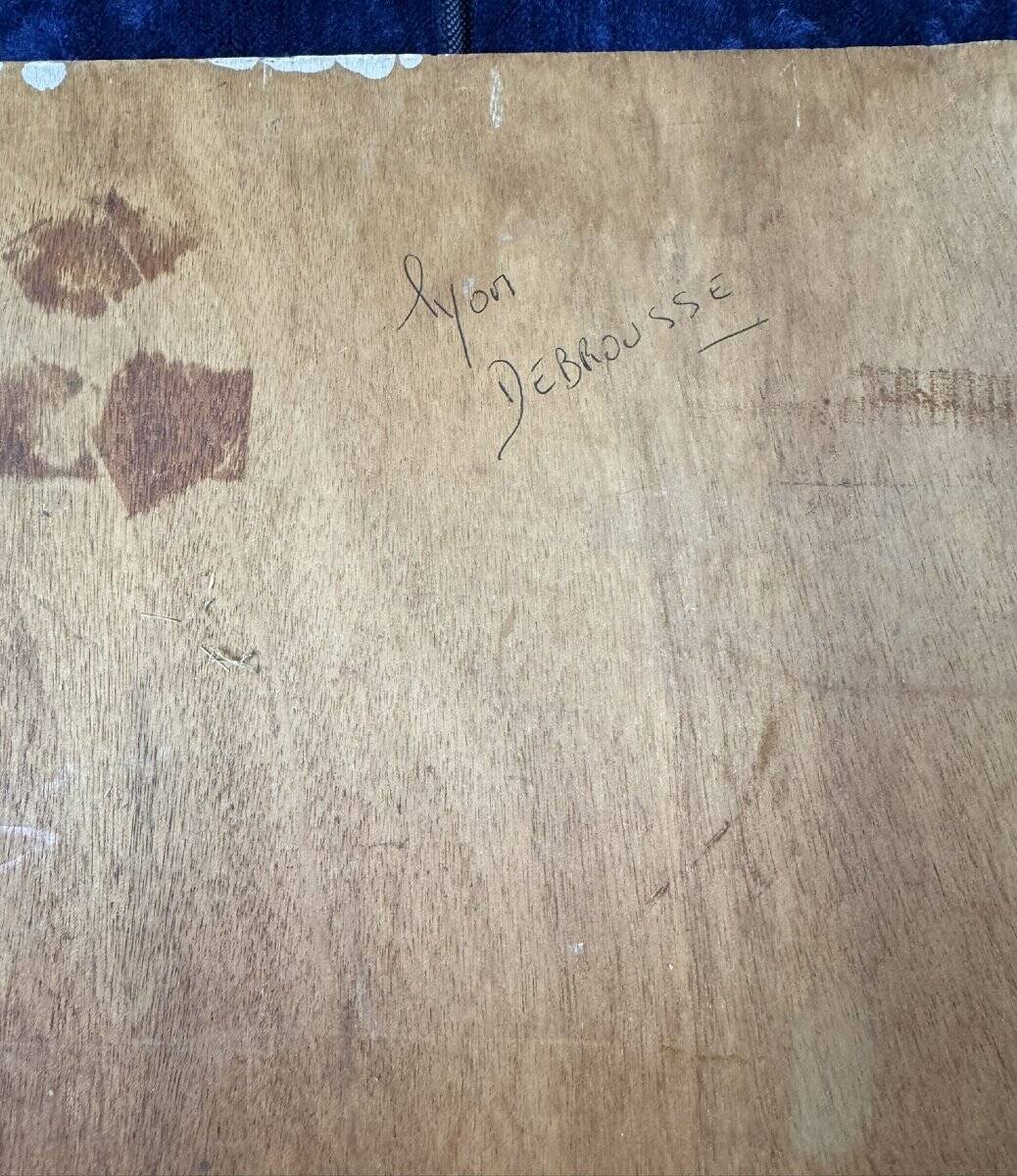 Jacques Bardet: oil painting on panel circa 1940