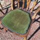 Set of 4 vintage reupholstered English country seat ltd bistro chairs