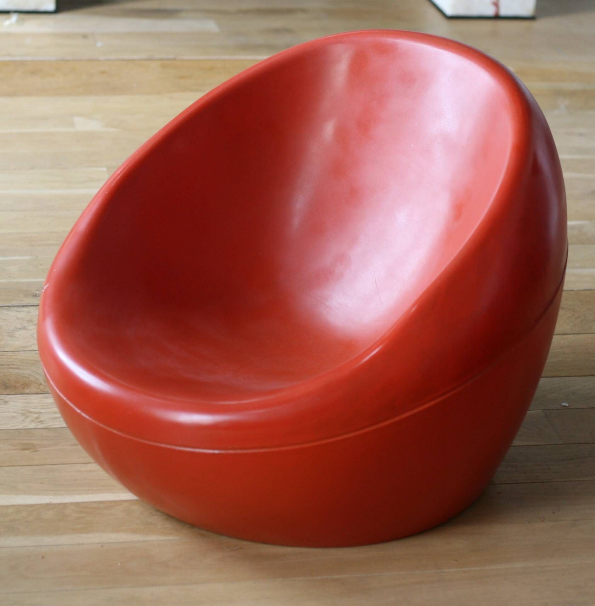 Pair of "space age" armchairs, fibreglass, 1960s