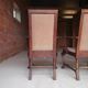 3 fauteuils chippendale en chêne massif, XIXème siècle