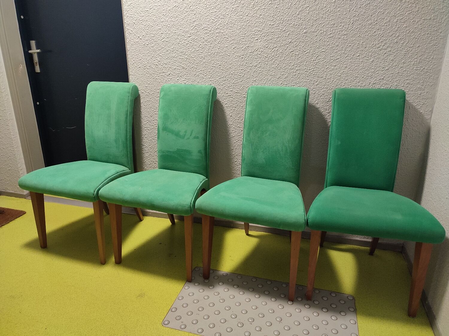 4 chaises Cattelan vintage Italie