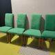 4 chaises Cattelan vintage Italie