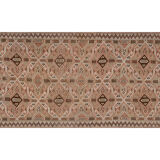 Turkish jajim runner hand woven wool nomad runner rug 140 x 320 cm