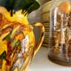 Glazed ceramic pitcher
