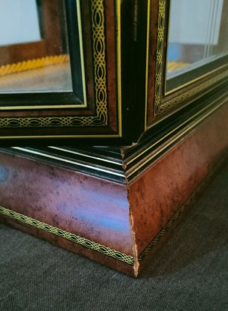 Wooden showcase 1970/80