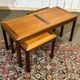 3 tables gigognes en teck, années 1970