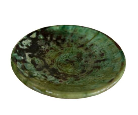 Assiette Tamegroute Verte