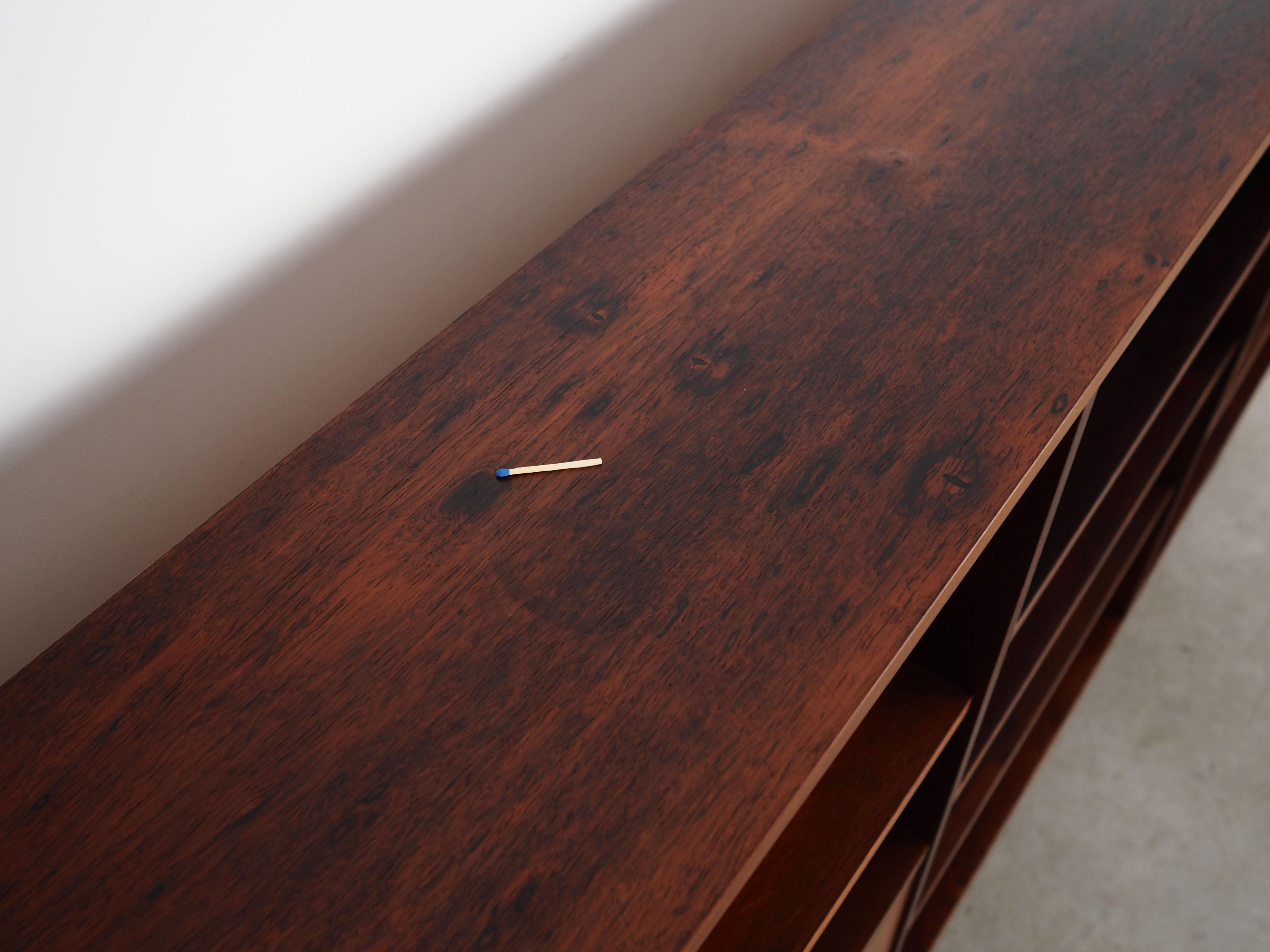 Rosewood bookcase, Danish design, 1970s, production: Farsø Møbelfabrik