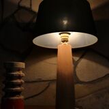 Old wooden table lamp