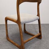 Set of 4 Baumann sled chairs, France circa 1970.