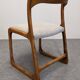 Set of 4 Baumann sled chairs, France circa 1970.