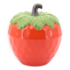 Red plastic strawberry ice bucket, 1970s