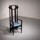 Charles Rennie Mackintosh high back chair Italy