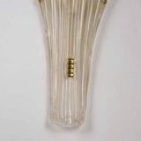 Set of four wall lamps in Murano glass