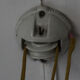 Old lamp with porcelain pulley
