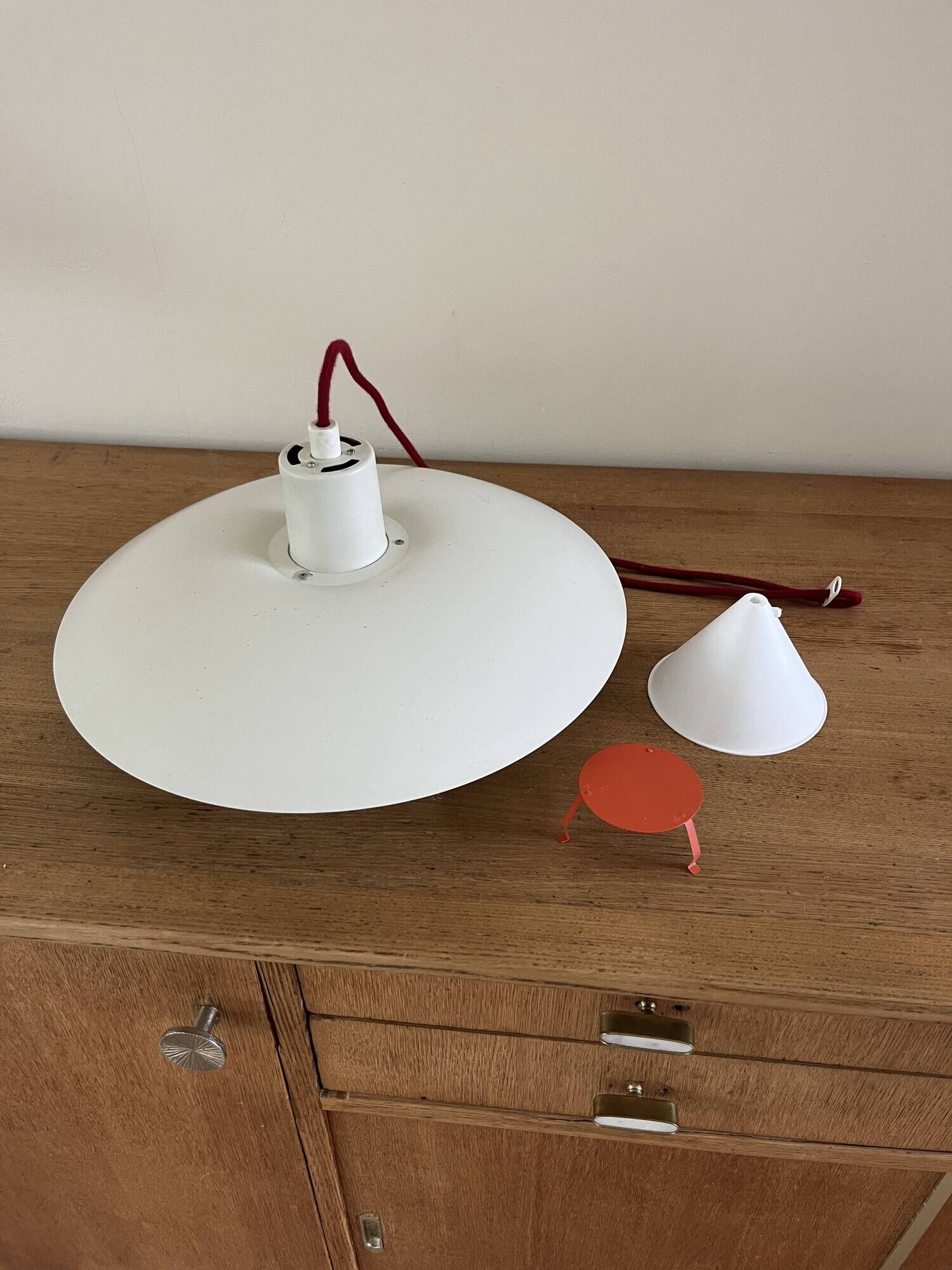 Vintage Louis Poulsen PH4/3 + reflector - Poul Henningsen - PH4 lamp