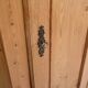 Antique corner cabinet - solid pine - brass fittings - 1920s