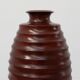 Large French turned wood vase in Art Deco style, ca. 1925