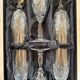 6  coupes de champagne en cristal