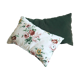 Paires de coussins fleuris