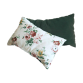 Paires de coussins fleuris