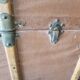 Old travel trunk