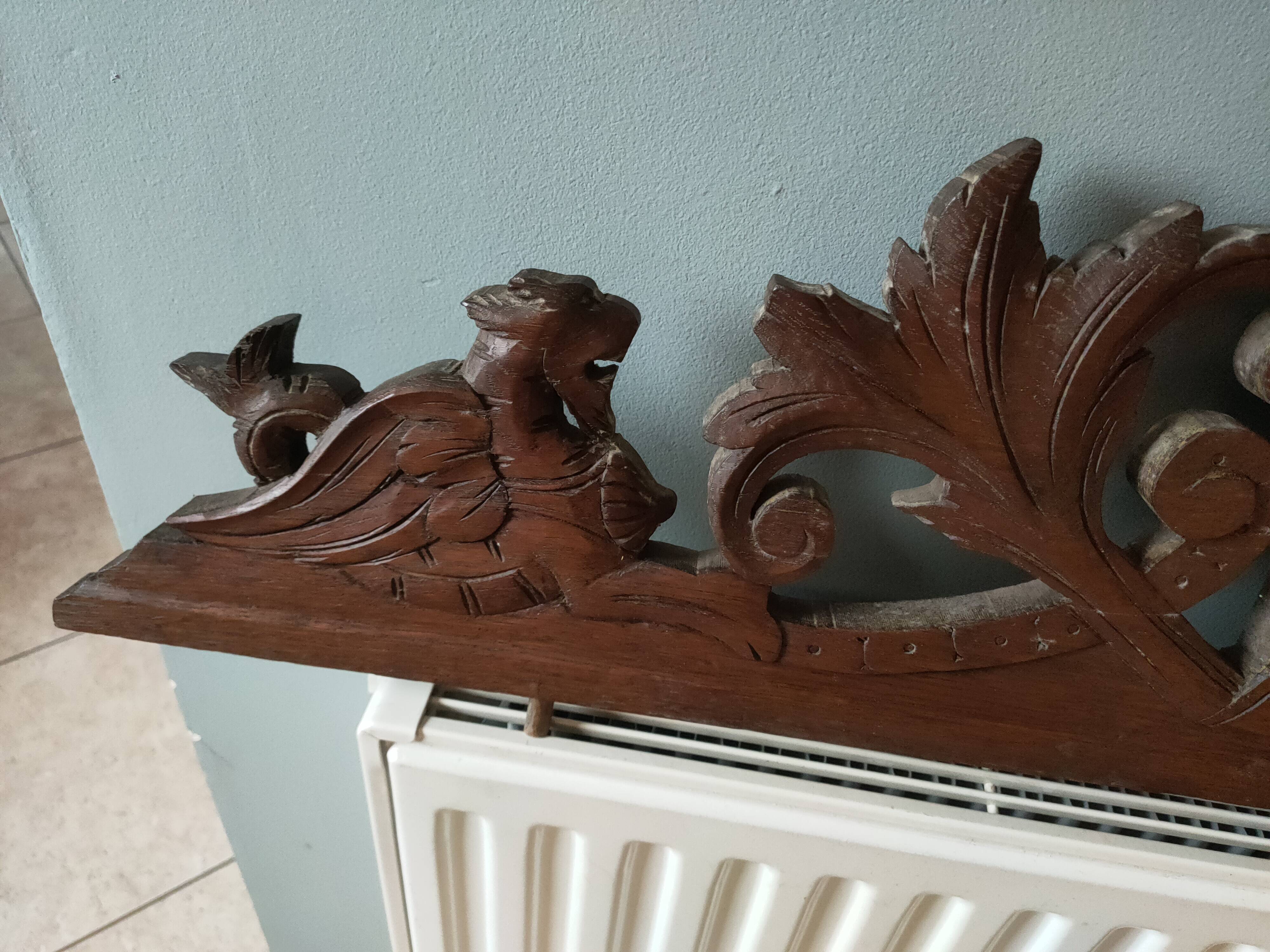 old oak pediment