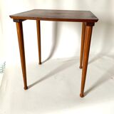 Table d’appoint scandinave en teck Mobelintarsia