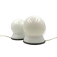 Sergio Asti, Set of 2 "Scafandro" Table Lamps, Candle, Italy 1970s