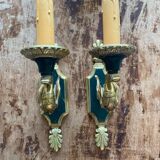 Paire d’appliques murales Lucien Gau 166