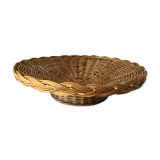 Wicker basket on stand