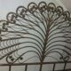 2-seat peacock rattan headboard