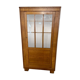 Small vintage art deco oak bookcase