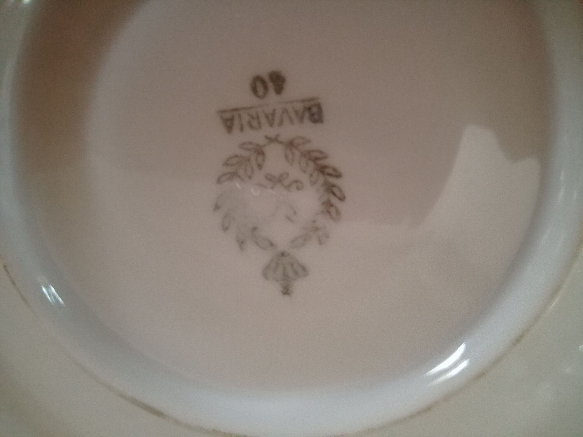 Lot of 4 coffee cups and mismatched Bavaria porcelain cups