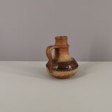 French soliflore vase in enamelled sandstone, 50