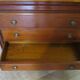 Fruit wood ogee chest of drawers - Louis Philippe style - 4 drawers - 1980s