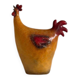 glazed plaster hen