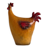glazed plaster hen
